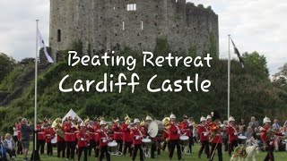 Beating Retreat By The Regimental Band And Corps Of Drums Of The Royal Welsh At Cardiff Castle