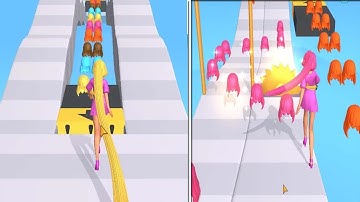 HAIR CHALLENGE 👩✂️ - New Update All Levels Walkthrough Android/iOS Part 1 Level 3 to 4