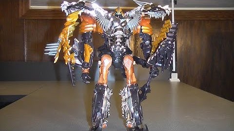 TRANSFORMERS 4 AGE OF EXTINCTION LEADER CLASS GRIMLOCK TOY REVIEW