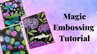 Magic Embossing Tutorial: Create Interference Magic with 3D Embossing Folders