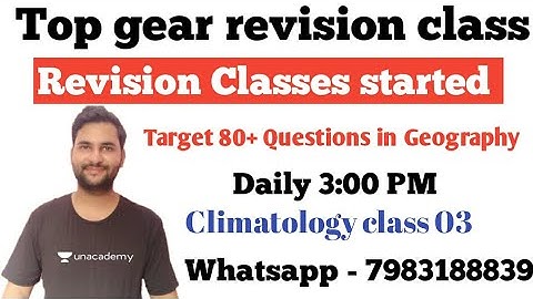 NTA UGC NET 2021 | Revision Class 3 | Climatology Revision Class 3 | By Ankit Sir | Daily 3:00PM