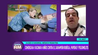 Dr. Dandrea: Comienzan A Vacunar A Niños Contra El Sarampión, Rubeola, Paperas Y Poliomielitis