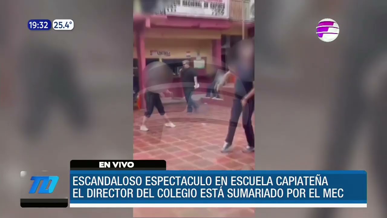 Escandaloso espectáculo en una escuela de Capiatá