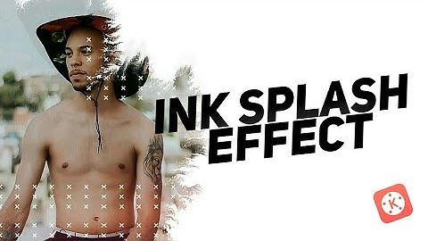 After Effects Style ! Ink Splatter Effect In Kinemaster ! 🔥👌