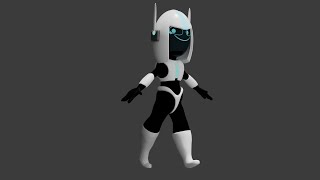 Model Walk Cycle + Jump test + Face rig test