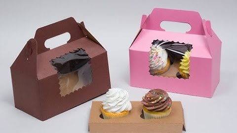 Windowed Cupcake Gable Boxes - Available Now