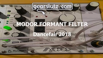 Modor Formant Filter Eurorack Module @ Dancefair 2018