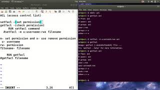 access control list (acl) in linux  in hindi