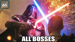 STAR WARS Jedi: Survivor - ALL Bosses (With Cutscenes) 4K60FPS UHD PC