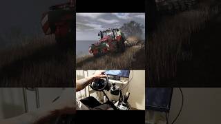 Massey Ferguson 7726 sowing Steering Wheel Thrustmaster Farmstick #dkgc #farming #tractor #fs25