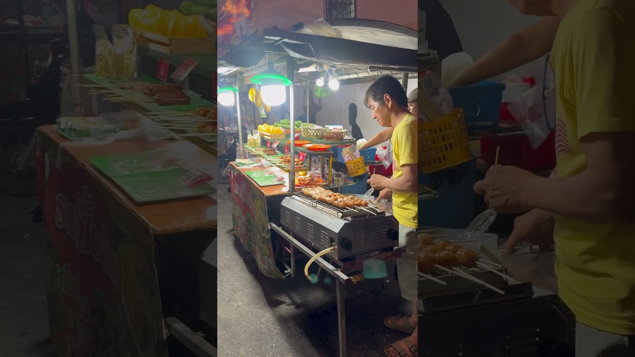 🌃 Betong夜市探秘！Clock Tower旁最热美食走廊，吃喝逛拍一次满足！🍢🕰️✨