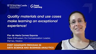 Great Learning & UT Austin Data Science Program Review by Flor Gomez