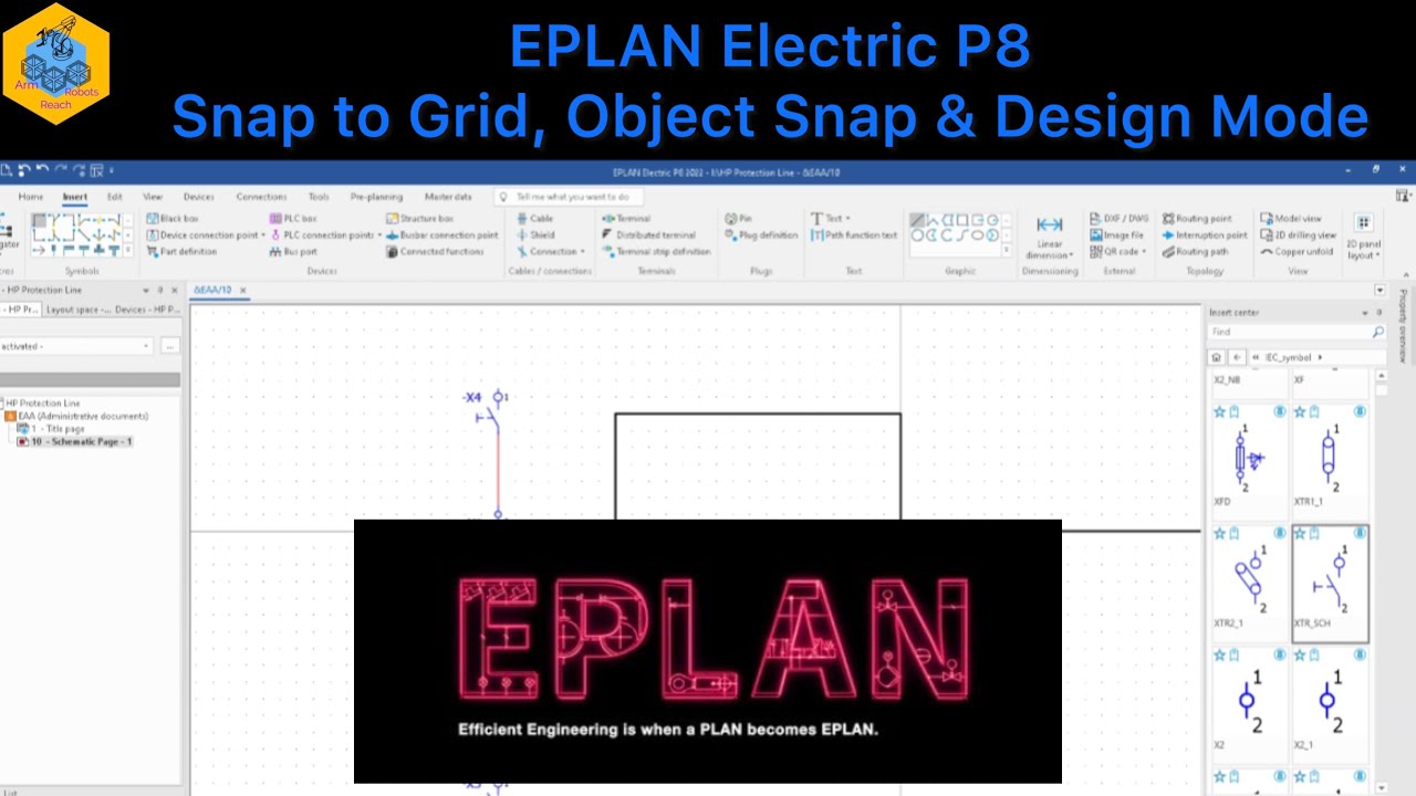 Snap Design Software Snap to Grid, Object Snap & Design Mode Explained - EPLAN Electric P8 ...