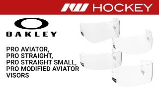 Oakley Hockey Visor Line Review - YouTube