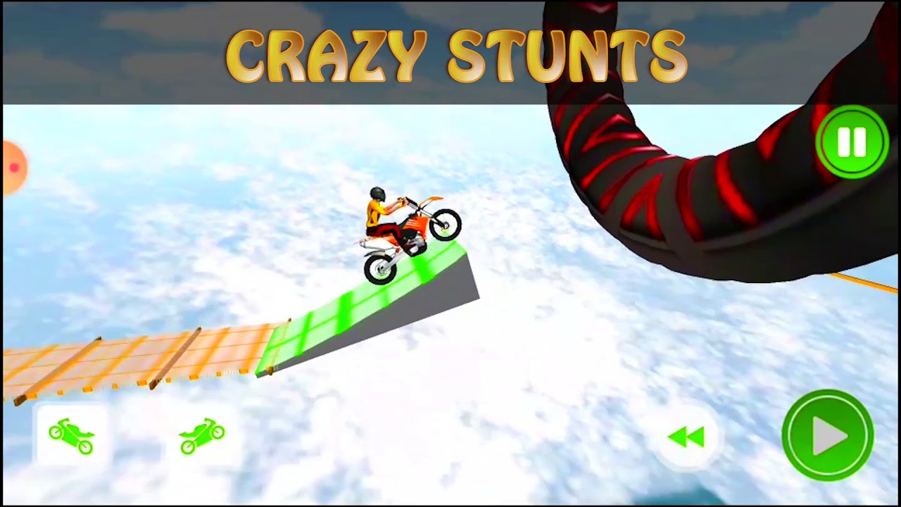 Racing Bike 3D Trial Bike Stunts Ramp Bike Jumping Tricky Bike Stunts ...