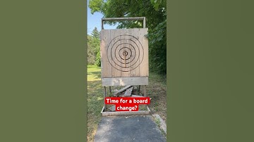I think it was a 6 🎯 #axethrowing #bullseye #trickshot #trickshots #watl