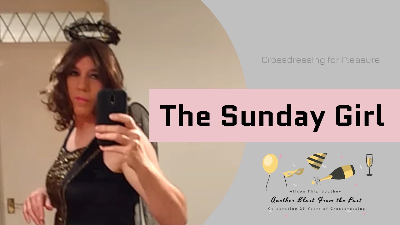 Celebrating 6000 subs - Glittery Angel in High Heels - Glamorous Crossdresser 