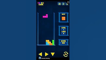 Asmr satisfying classic Tetris gameplay #shorts #asmr #tetris