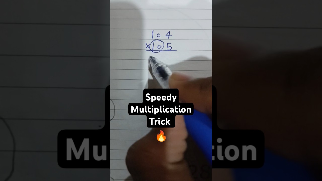 Speedy Multiplication Trick 😍🔥🤩 