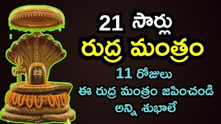 21 times Rudhra Mantram | రుద్ర  మంత్రం జపం  సర్వం శుభమయం | Om Namah Shivaaya @ManyInOne-27