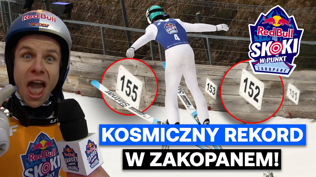 Ponad 150 m w Zakopanem! 🤯 REKORD WIELKIEJ KROKWI i 4 SKOKI W PUNKT!