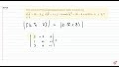 IIT JEE VECTOR ALGEBRA The volume of he   parallelepiped whose sides are given by ` vec O A=2i-2,...