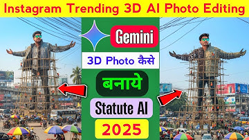 nano banana ai 3d figurines | google gemini viral statue photo editing | statue 3d Ai photo Editing