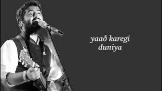 Tere Jaisa Yaar hindi song (lyrics) | Sonu Ke Tittu Ki Sweety | Arijit Singh, Rochak Kohli