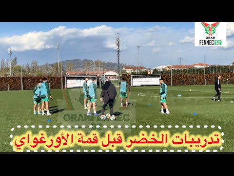 شاهد تدريبات المنتخب الجزائري قبل 24 ساعة على موقعة الأورغواي 🇩🇿🇺🇾
