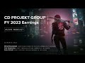 En cd projekt group fy 2023 earnings conference  audio webcast