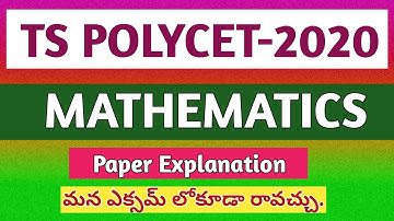 TS POLYCET-2020//Maths Paper Explanation