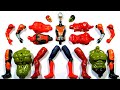 Spider-Man Ironman Ant-Man Hulk smash assemble toys video