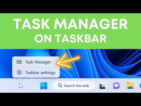 New Task Manager Button - Enable New Task Manager Button On Taskbar Right Click In Windows 11 (2022)