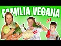 24 horas ¡SIENDO VEGANOS! FAMILIA NUMEROSA probando COMIDA VEGAN