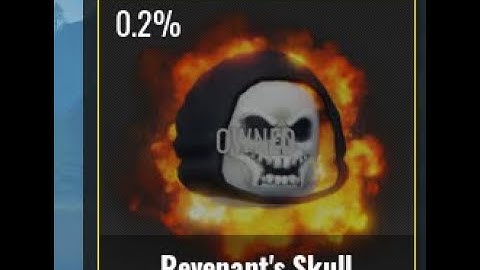 Roblox Aftermath first ever revenant skull unboxed