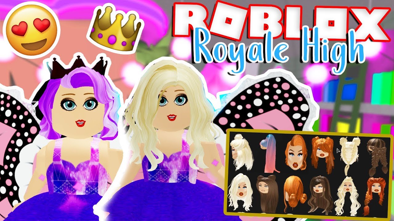 TRYING ALL THE NEW HAIRSTYLES in Royale High 🏰 Roblox 👑 (Hairstyles ...