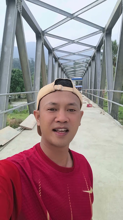 Lewat jembatan baru aeksijorni #viralvideo #visittapsel #waterfall #parawisata #tapsel