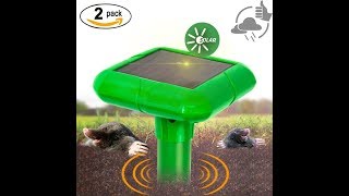Solar Mole Repeller| Vensmile Solar Powered Mole Repeller Deterrent Gopher Vole Rodent Animal
