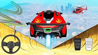 Mega Ramp Car Stunts Race 2024 - Impossible Sky Ramps Stunts Games - Android GamePlay screenshot 2