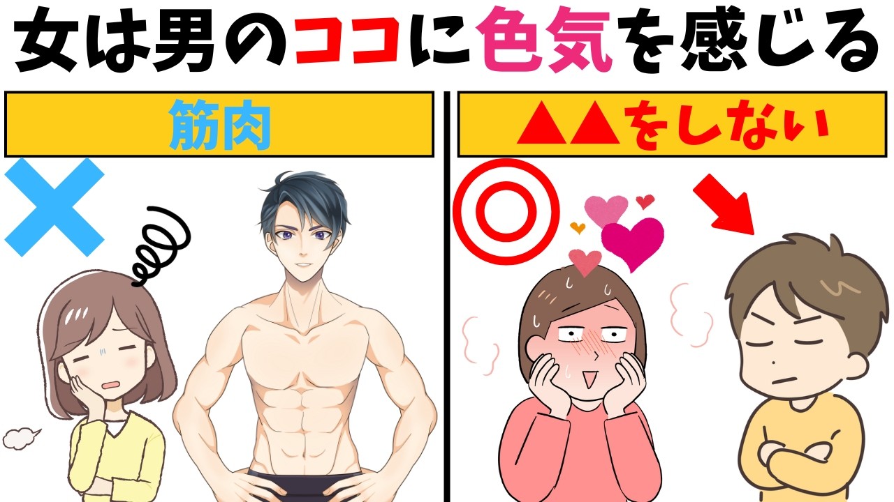 【恋愛雑学】実は男の色気は〇〇で決まる！