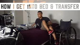 How I Get Into Bed | Quadriplegic Night Routine & Transfer