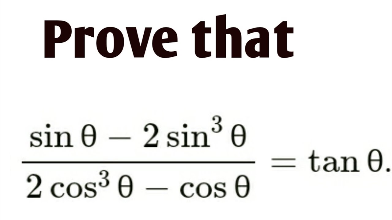 Prove That sin Theta 2 Sin 3 theta 2 Cos 3 cos Theta tan Theta prove-that-sin-theta-2-sin-3-theta-2-cos-3-cos-theta-tan-theta