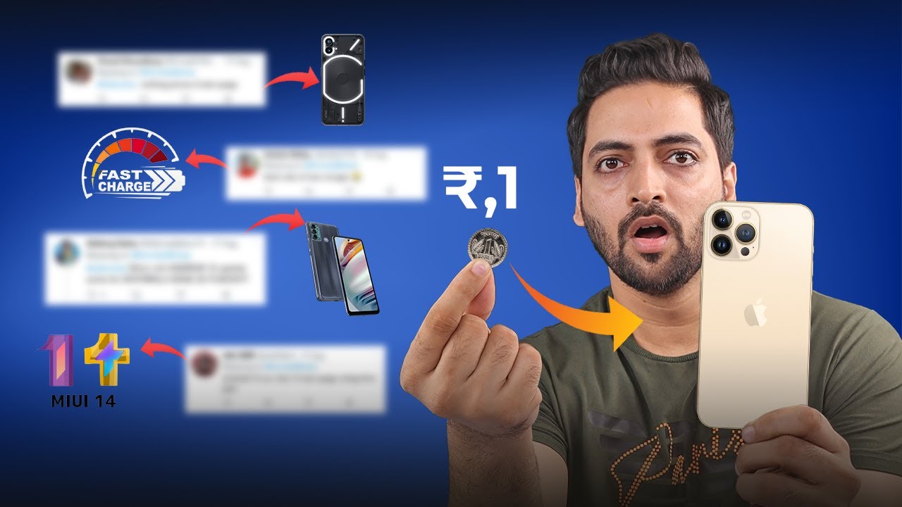 #AskRuhez - iPhone 13 At Just ₹1,Nothing Phone (2),New Tech Channel,Android 13,Tech News,