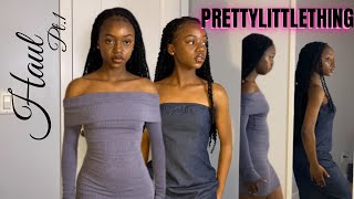 PLT Haul pt.1 | PrettyLittleThing try on haul-Dresses, tops and hoodies