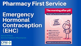 CPNI Pharmacy First Emergency Hormonal Contraception Training Webinar