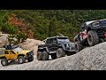 Traxxas TRX6vsTRX4 Raptor F150vsSCX10 II CheroKee Climbing Test_#