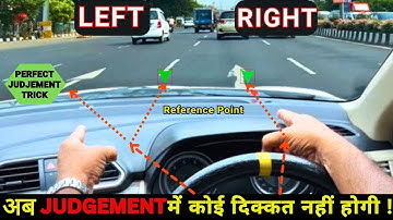 Left and Right Side Judgement on City Road | Perfect Left Side Judgement in car Driving