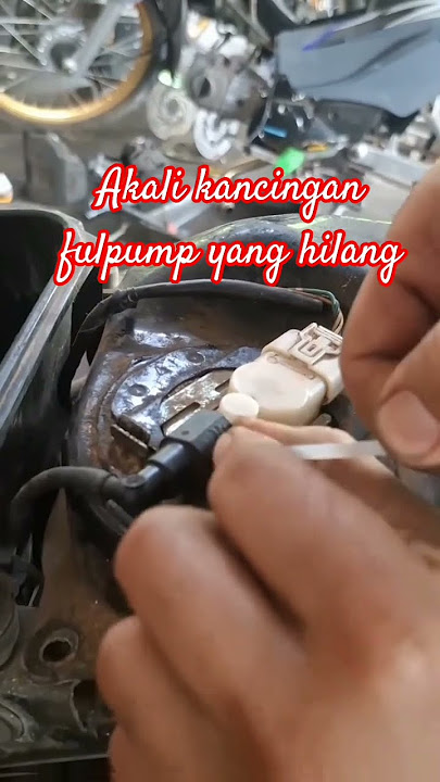 How to fix a missing fuel pump or injector hose button @ apm motor chanel