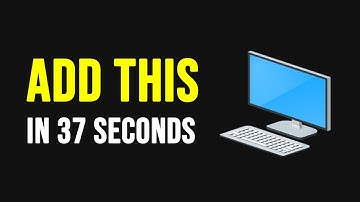 How to add PC icon in Windows 10
