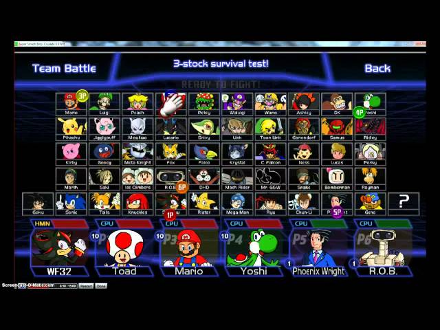 Super Smash Bros. Crusade v0.9.5 - Online Matches vs Dev Team! 